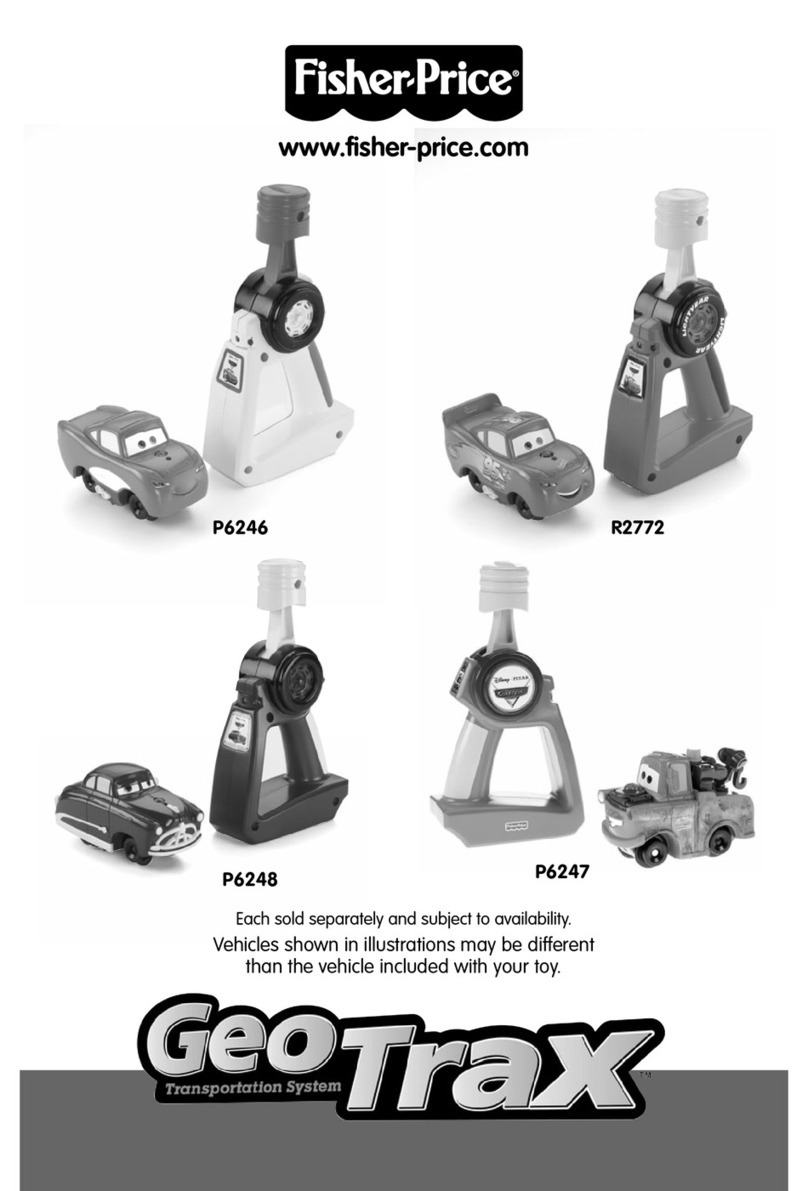 Fisher-Price GEOTRAX P6246 user manual
