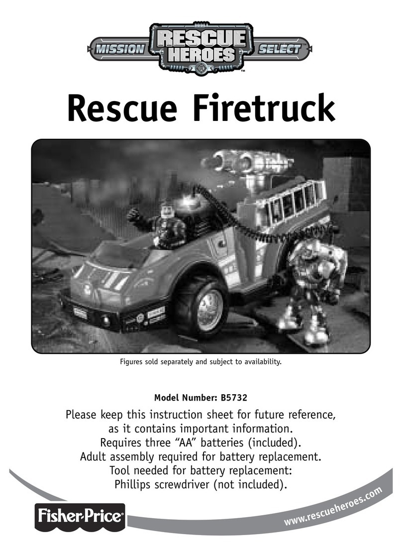 Fisher-Price RESCUE FIRETRUCK B5732 user manual
