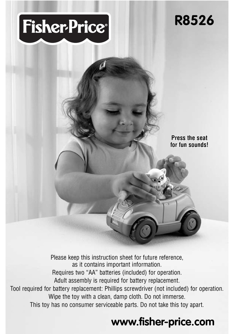 Fisher-Price R8526 instruction sheet Fisher-Price R8526 instruction sheet