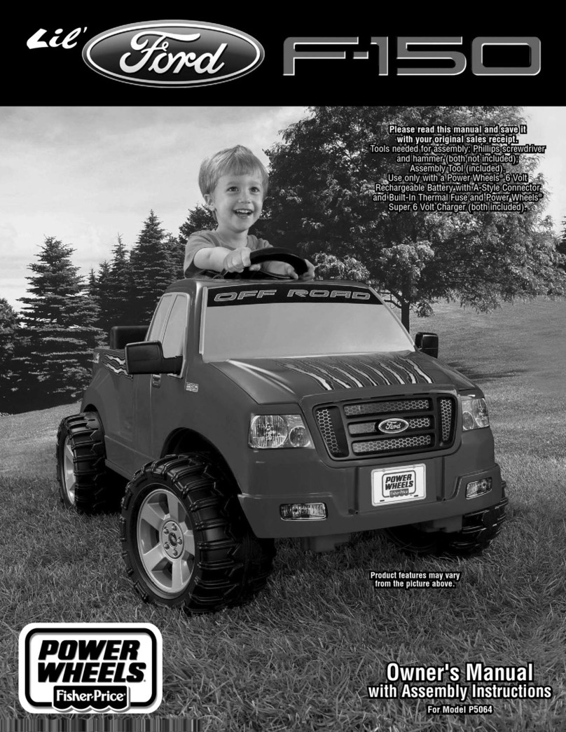 Fisher-Price Lil' Ford F-150 P5064 Owner's manual & assembly instructions