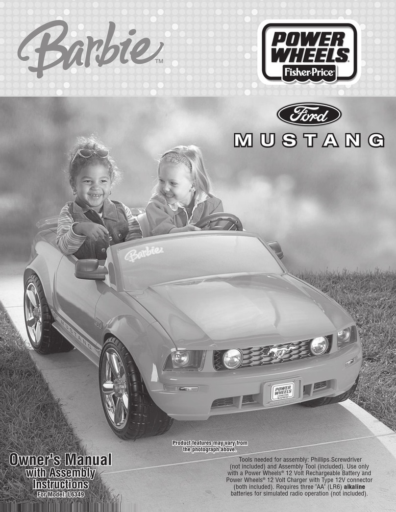 Fisher-Price L6349 Owner's manual & assembly instructions