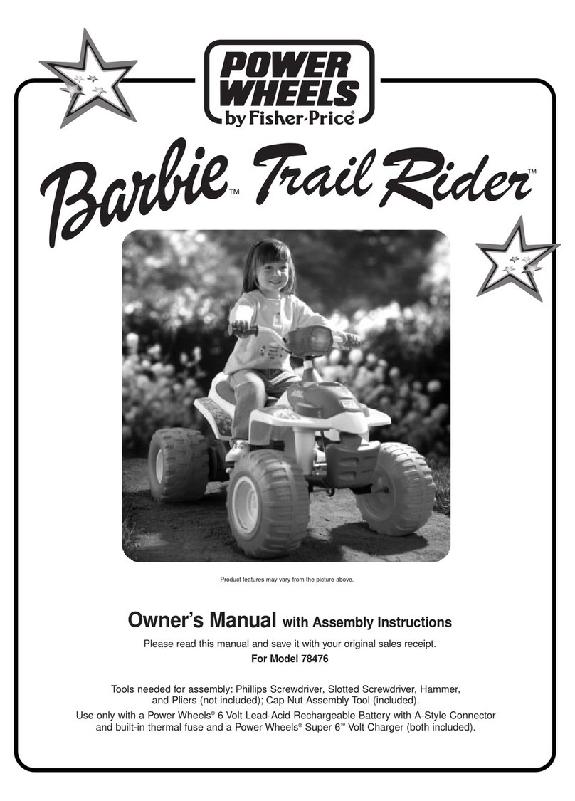 Fisher-Price 78476 Owner's manual with assembly instructions
