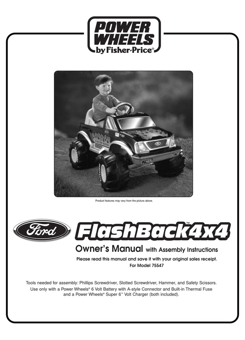 Fisher-Price 75547 Owner's manual with assembly instructions