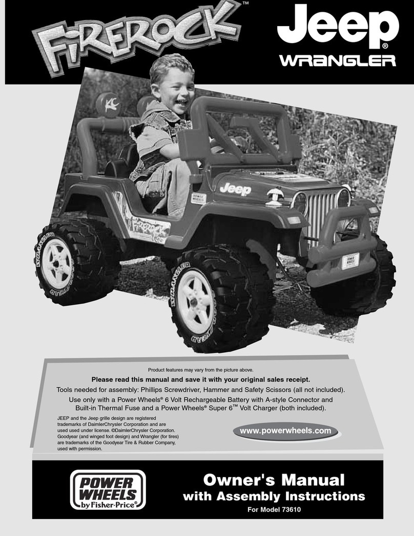 Fisher-Price FIREROCK 73610 Owner's manual & assembly instructions