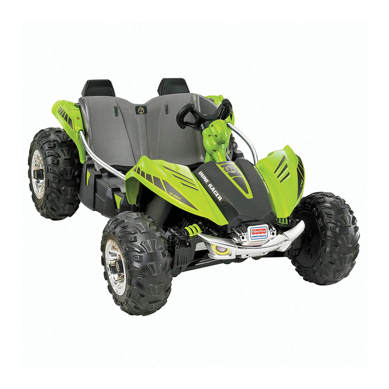 Fisher-Price DUNE RACER W2602 Use and care manual