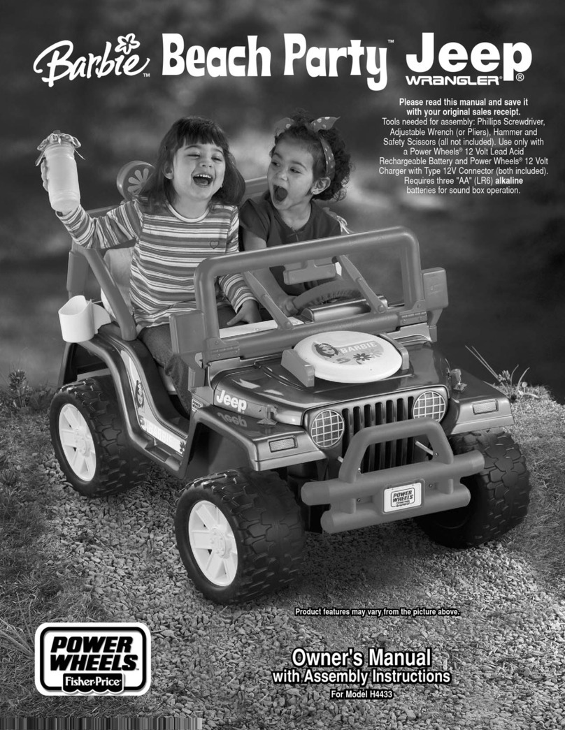 Fisher-Price BARBIE H4433 Use and care manual