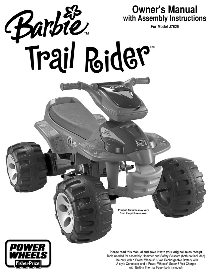 Fisher-Price BARBIE J7826 Owner's manual & assembly instructions