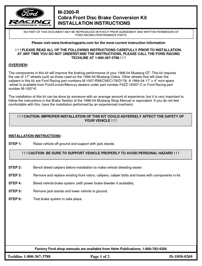 Ford COBRA M-2300-R installation instructions Ford COBRA M-2300-R installation instructions