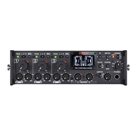 Fostex FM-3 User manual