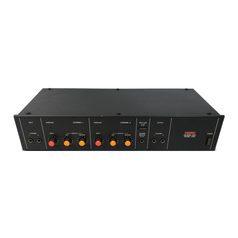 Fostex 3180 User manual