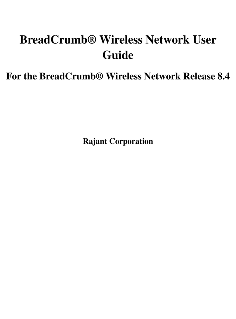 Rajant Corporation BreadCrumb Wireless Network user guide