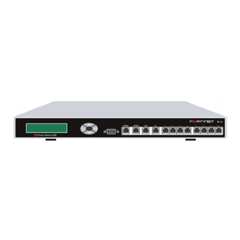 Fortinet FortiGate 500 Operator's manual