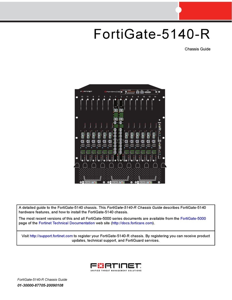 Fortinet FortiGate 5140-R User manual