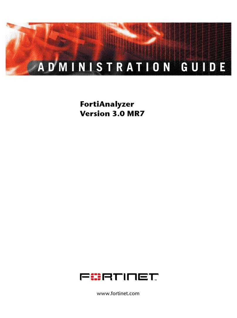 Fortinet FortiAnalyzer 3.0 MR7 Instruction Manual