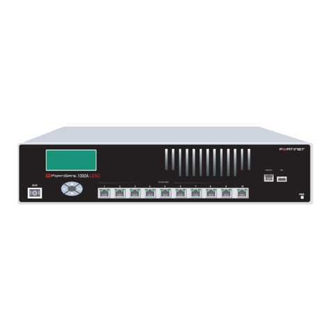 Fortinet FortiGate FortiGate-1000A User manual