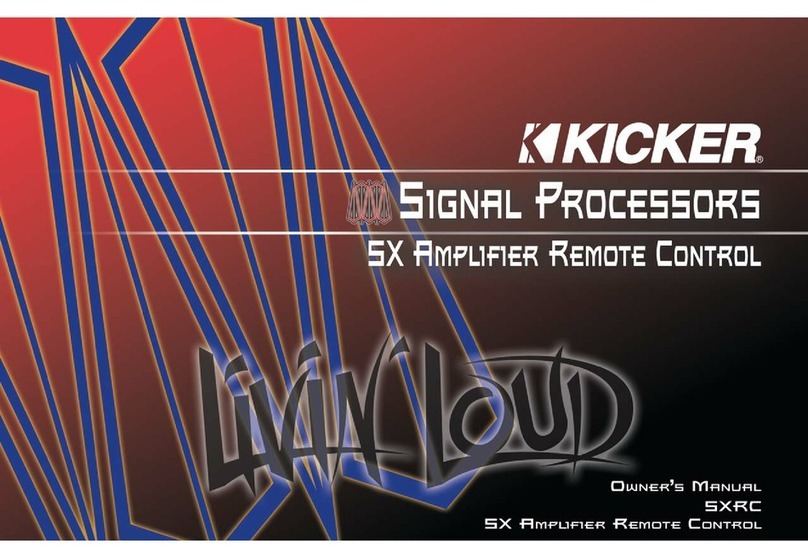 Kicker 2 SXRC owner's manual