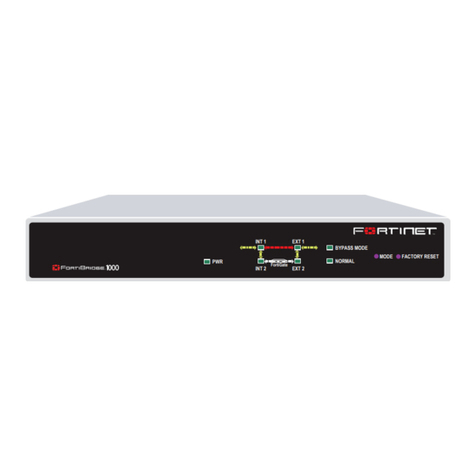 Fortinet FortiOS 3.0 Instruction Manual