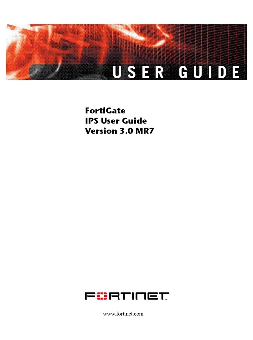 Fortinet Network Device IPS user guide Fortinet Network Device IPS user guide