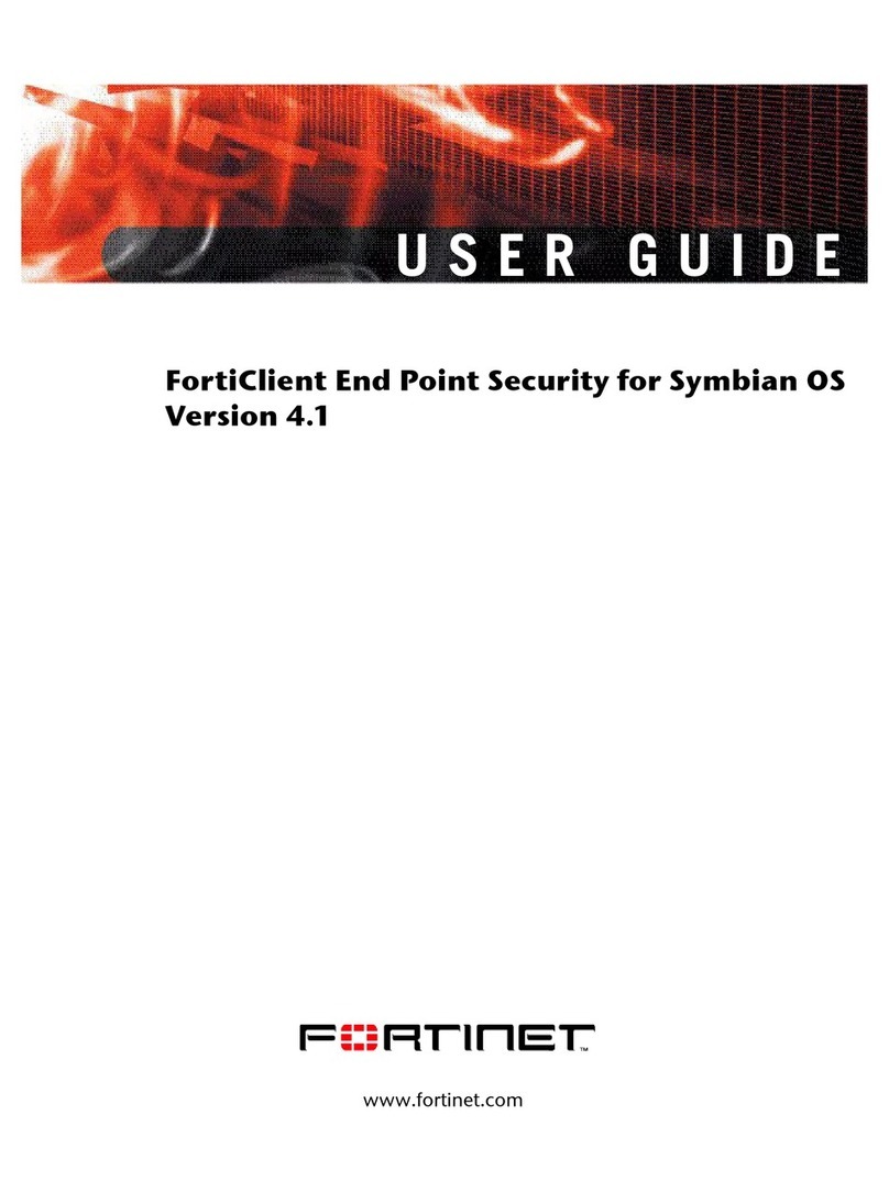 Fortinet IPSec VPN Version 4.1 user guide