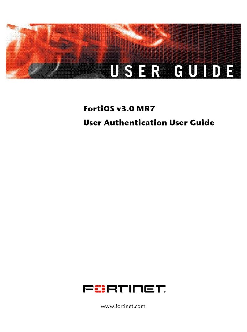 Fortinet FortiGate v3.0 MR7 User manual