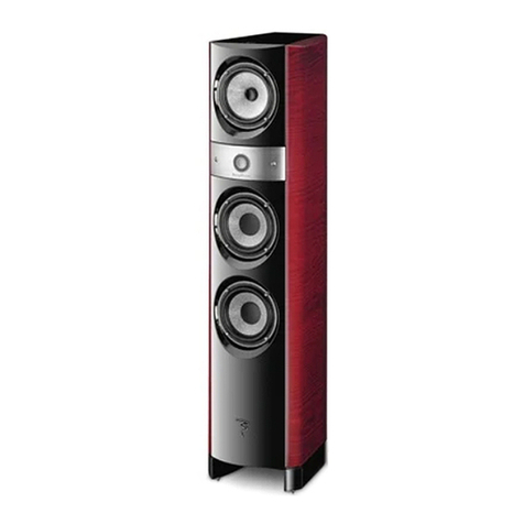 Focal ELECTRA BERYLLIUM 1000 BE user manual