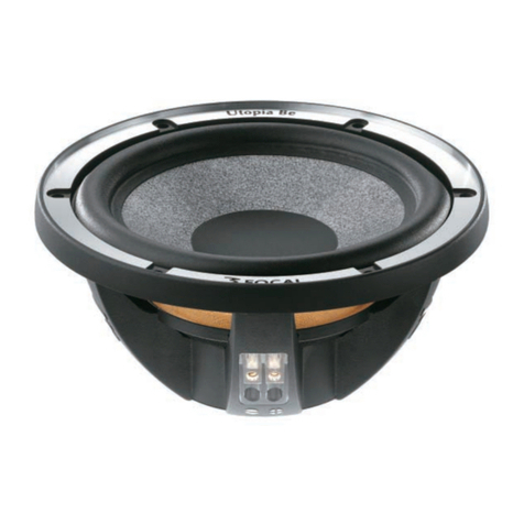 Focal Utopia Be 6 W3 Be User manual