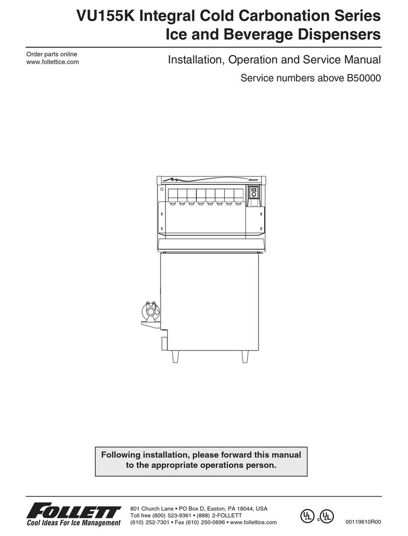Follett VU155K Series Manual