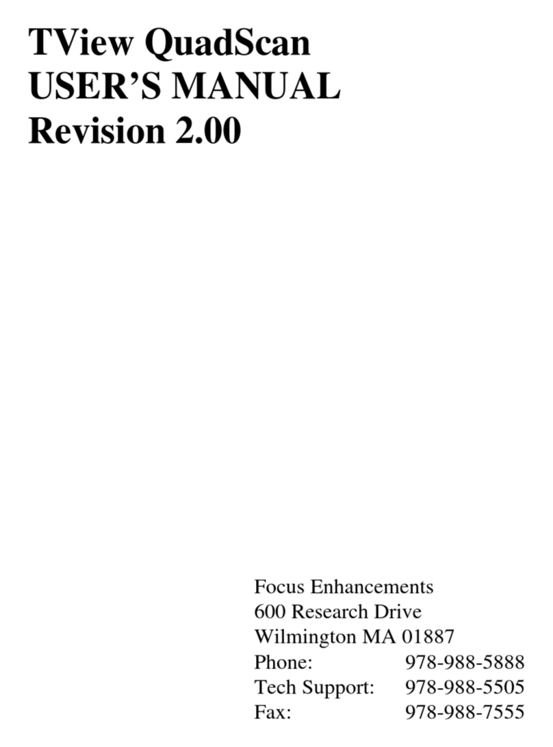 foc.us TView Quad Scan user manual