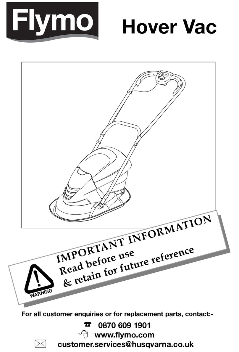 Flymo Hover Vac 511969202 operating manual