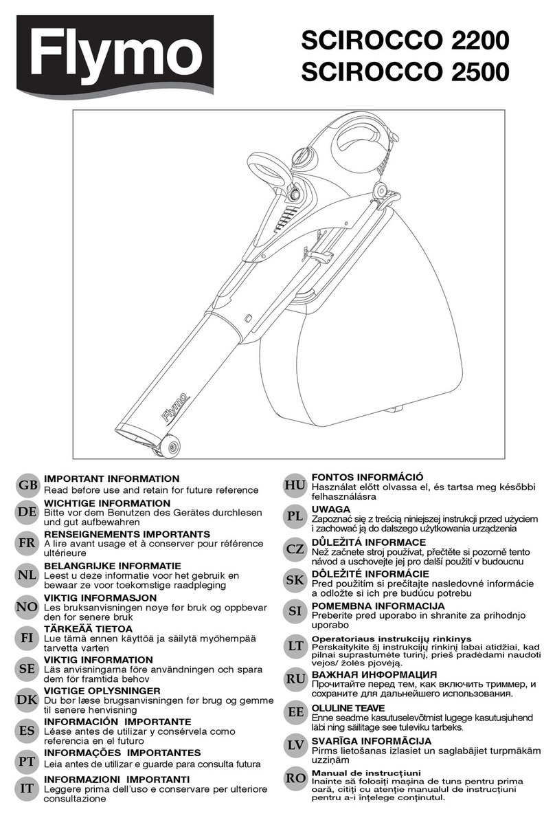 Flymo SCIROCCO 2200 Operating manual
