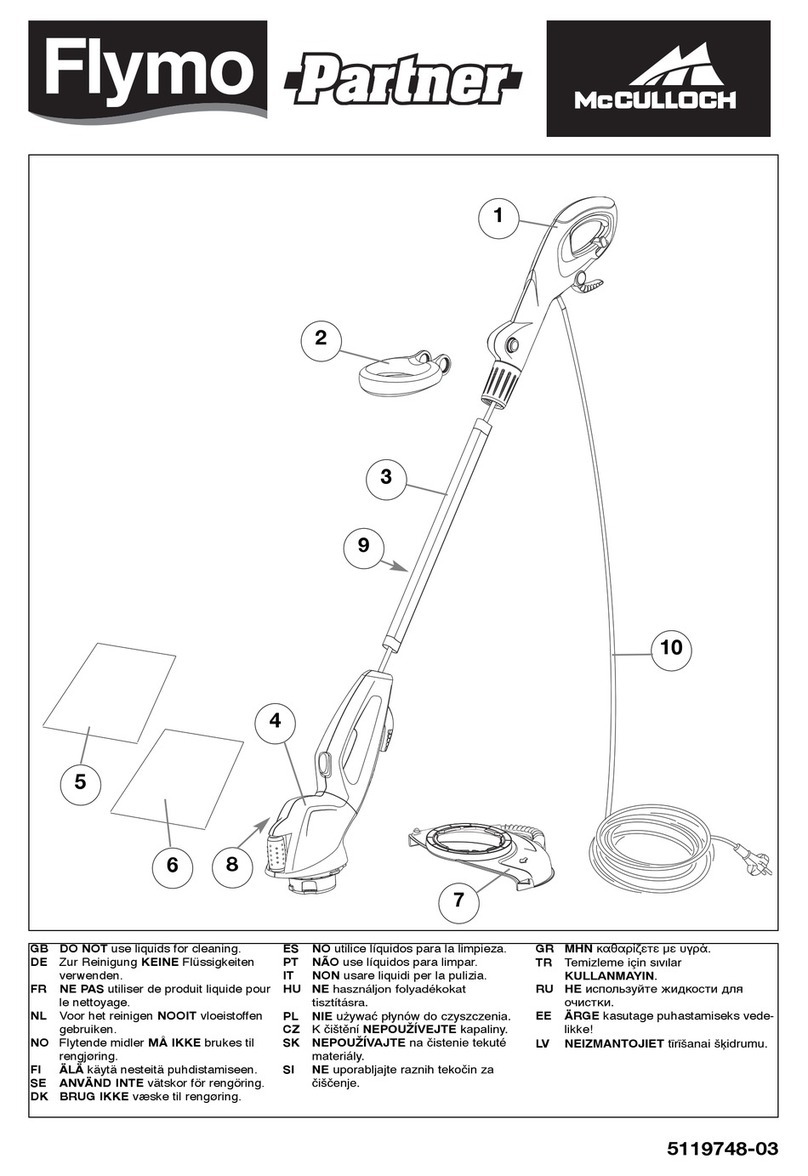 Flymo PARTNER 5119748-03 user manual
