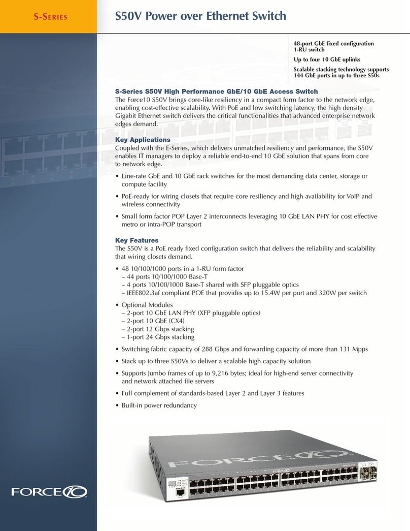 Force 10 S-Series User manual