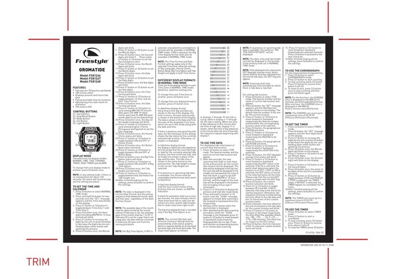 Freestyle Gromatide FS81246 product manual
