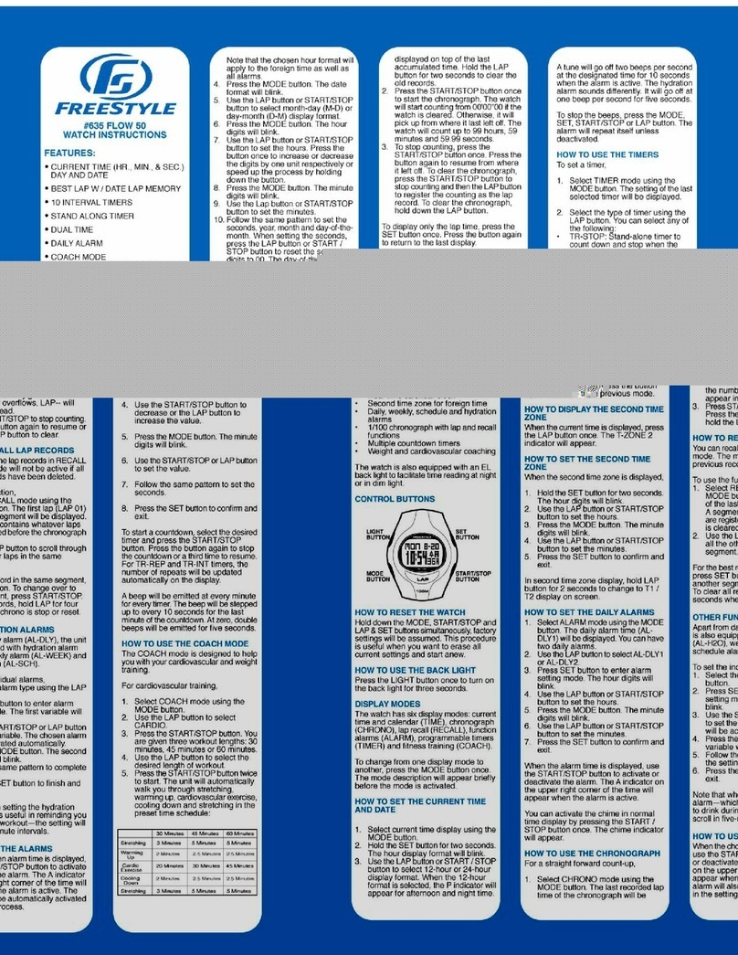 Freestyle 635 User manual