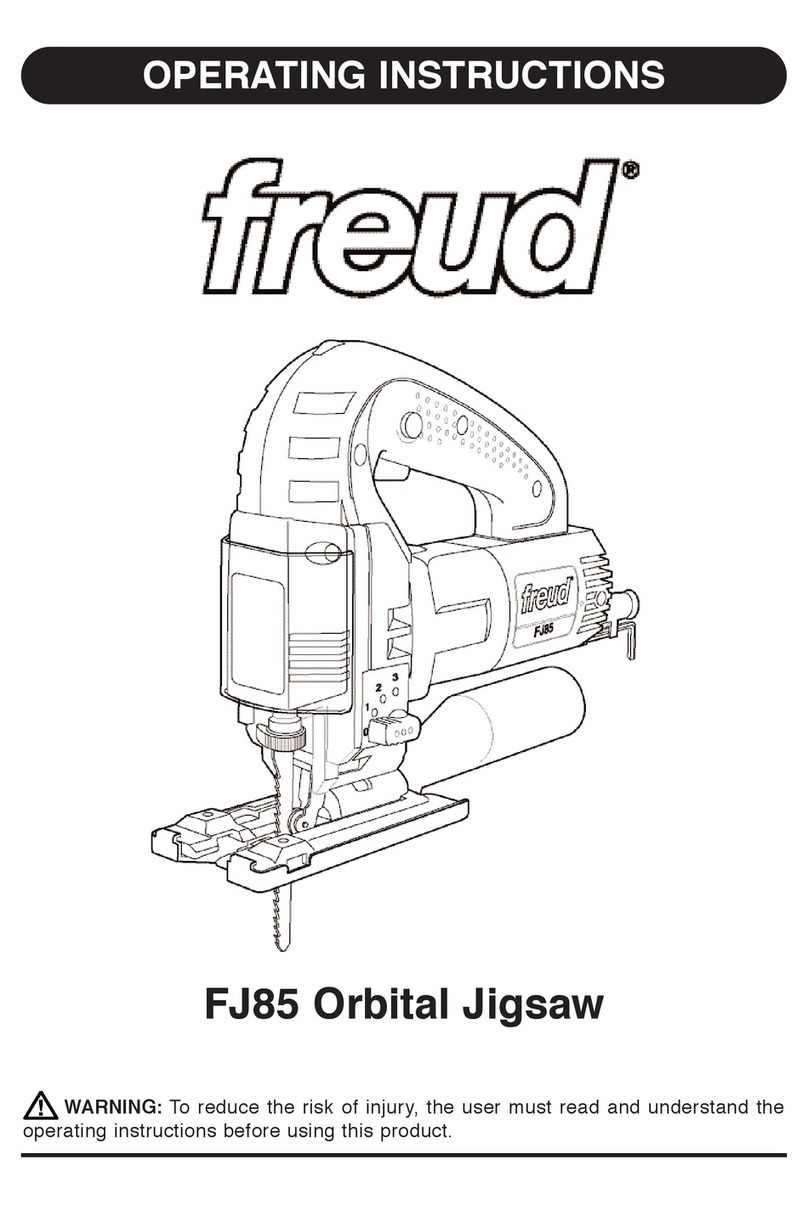 Freud FJ85 operating instructions