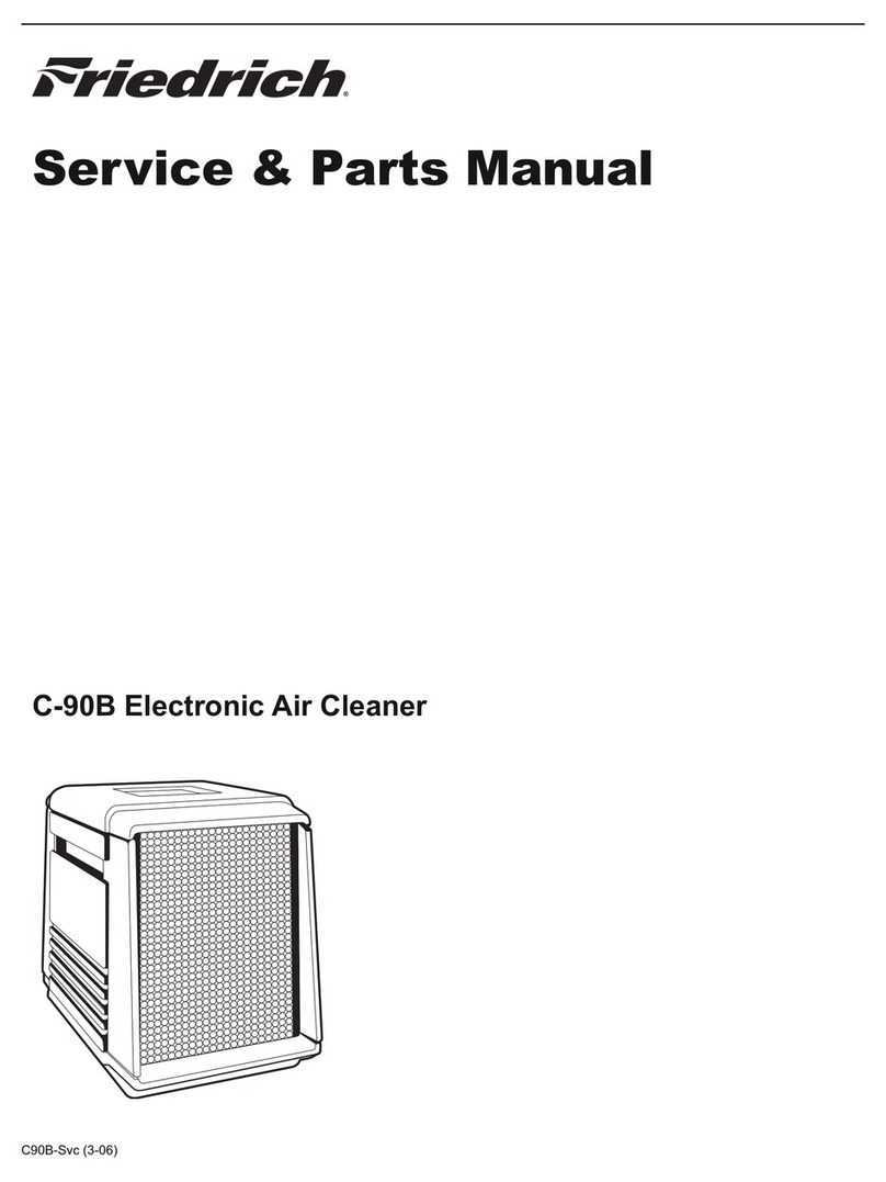 Friedrich C-90B Service and parts manual
