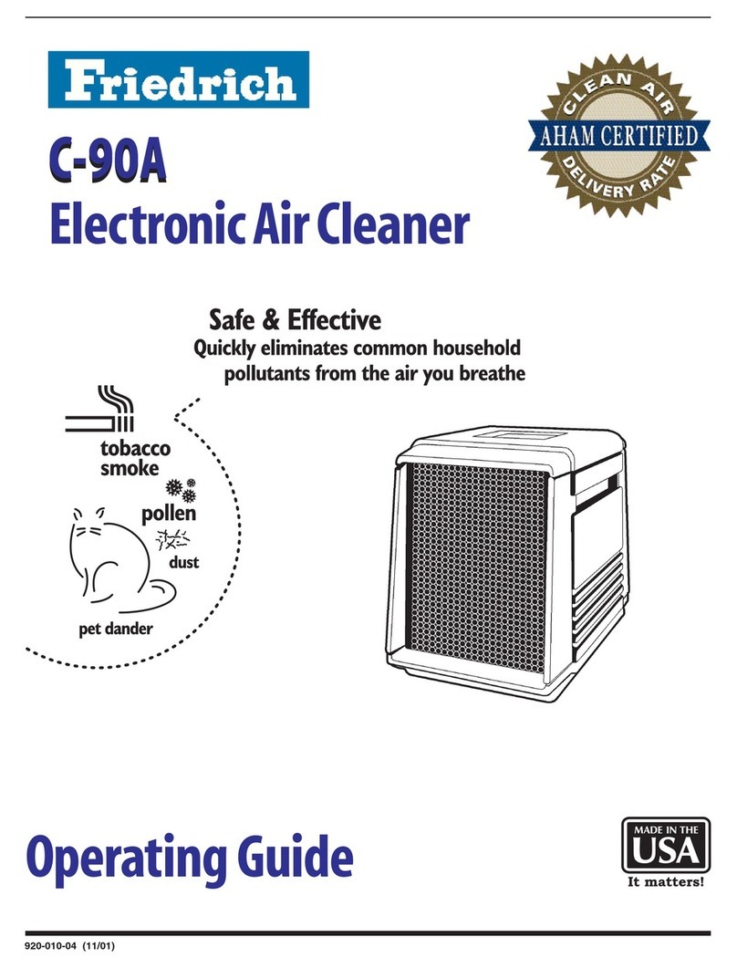 Friedrich C-90A operating guide