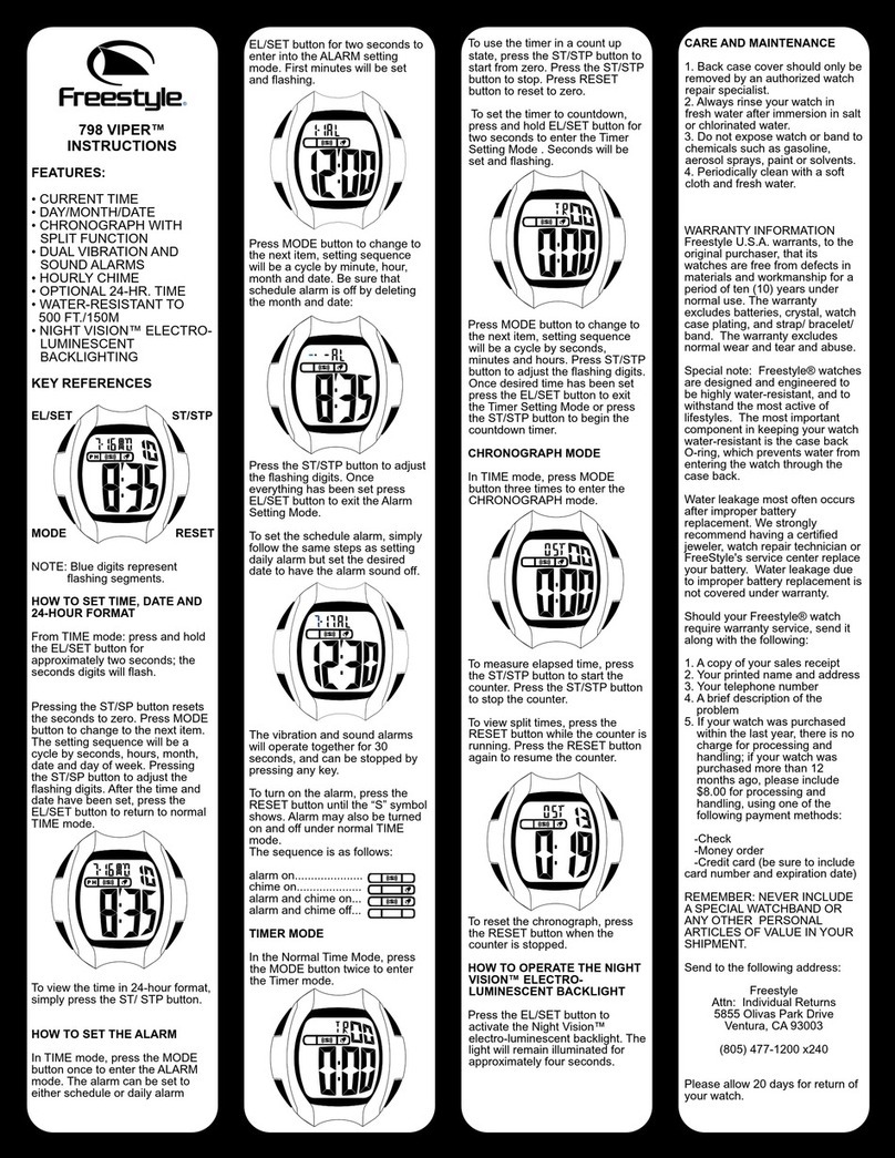 Freestyle Viper 798 instruction manual