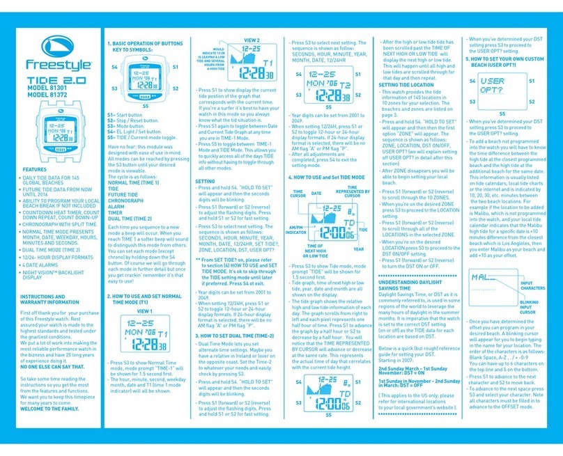 Freestyle TIDE 2.0 81372 User manual