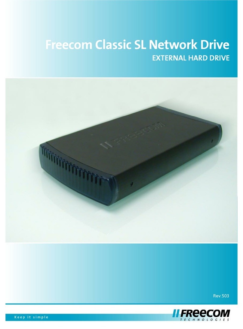 Freecom Network hard drive owner's manual