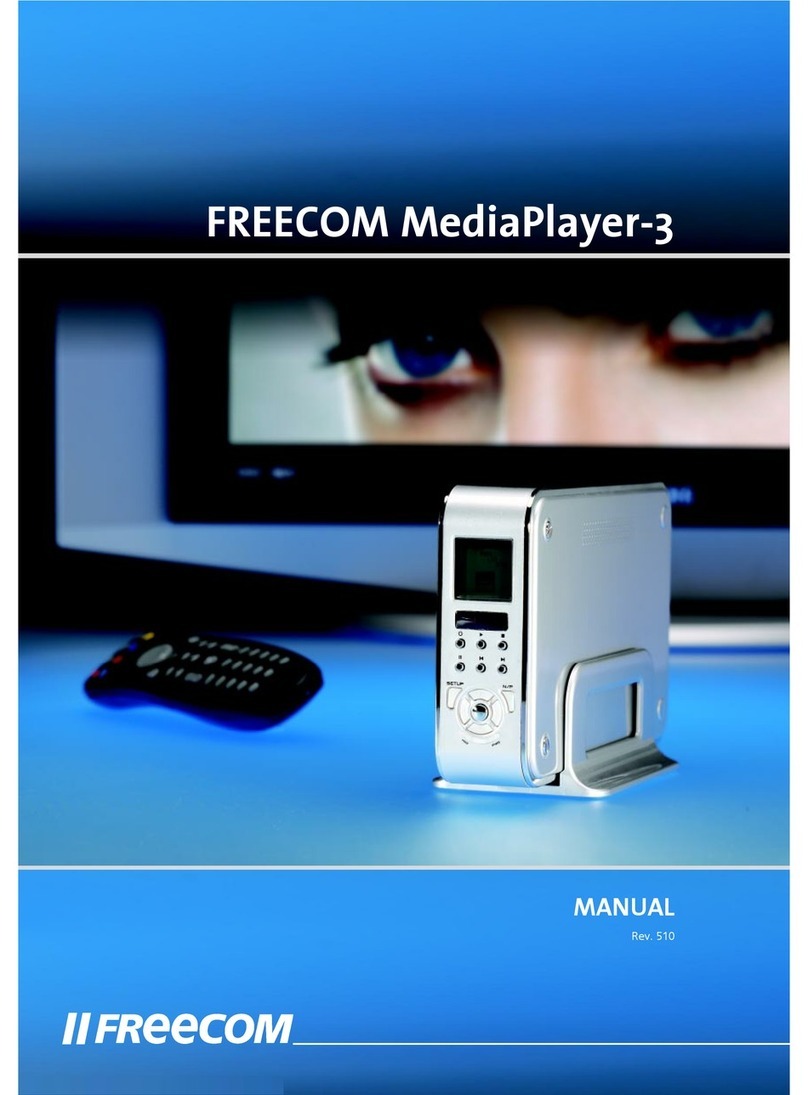 Freecom MediaPlayer-3 User manual