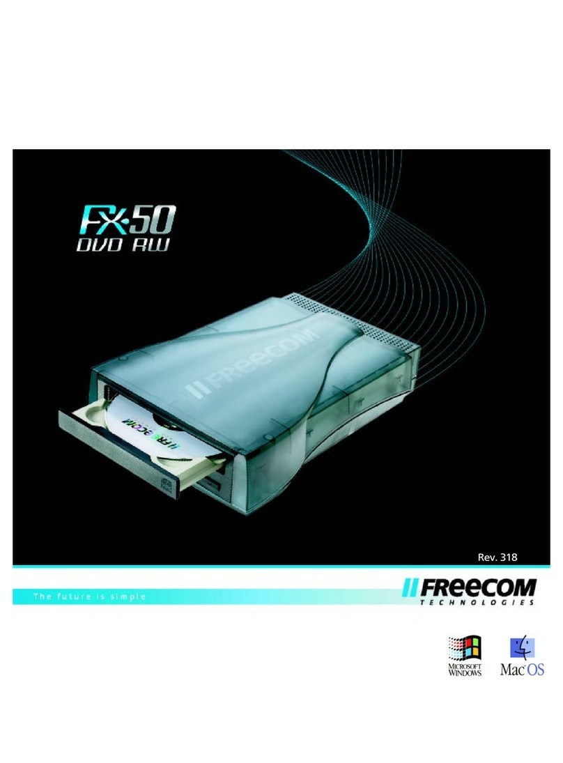 Freecom FX-50 User manual