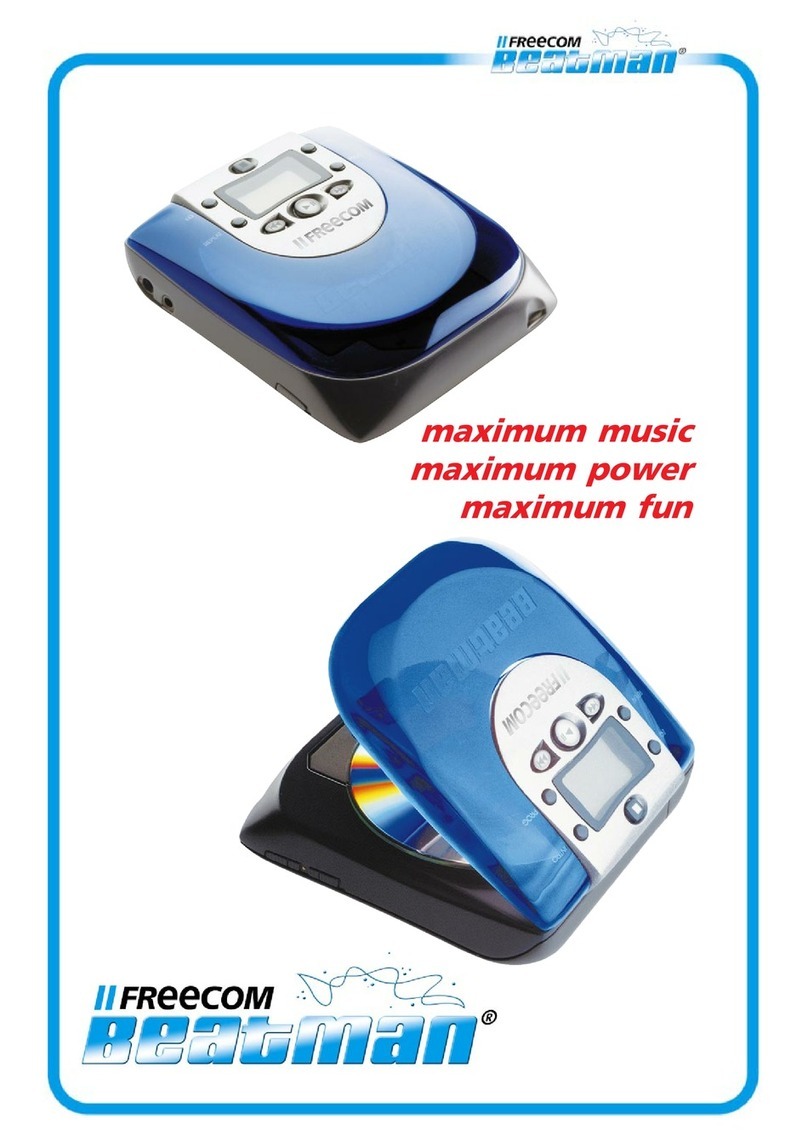 Freecom Beatman Mini CD I owner's guide