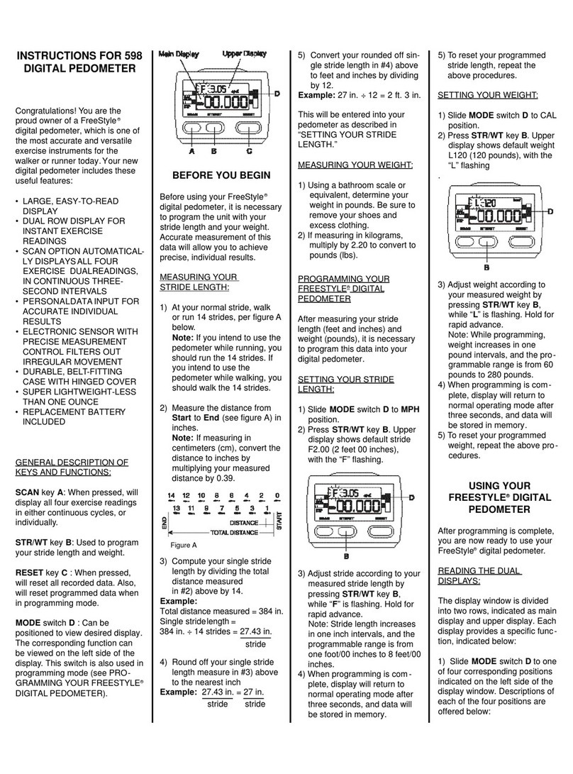 Freestyle 598 instruction manual