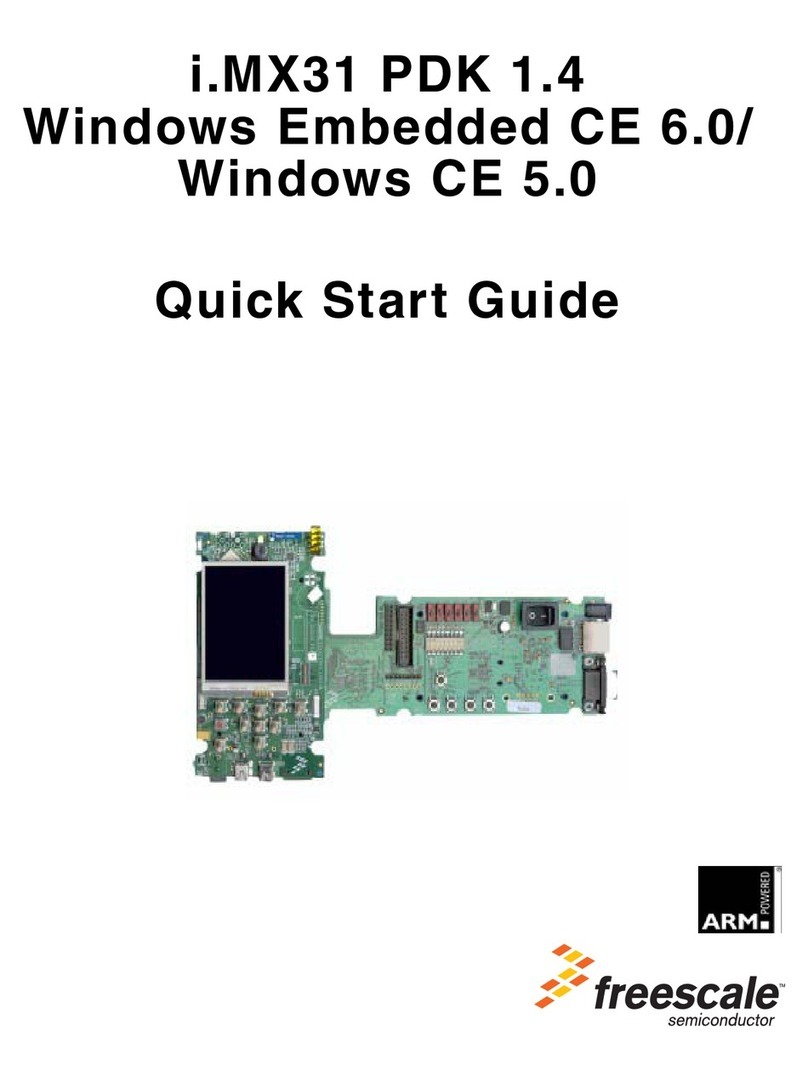 Freescale Semiconductor Windows Embedded CE 6.0/Windows CE 5.0 i.MX31 PDK... User manual
