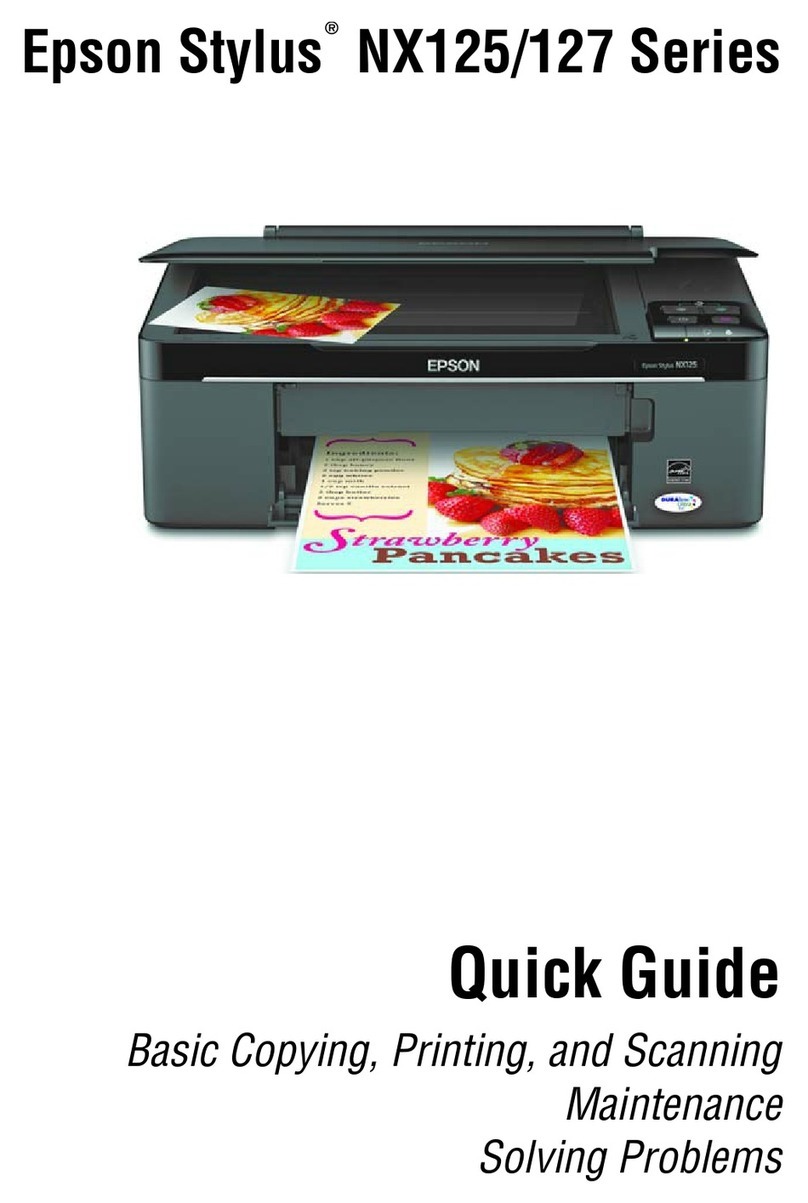 Epson STYLUS NX127 Series User manual