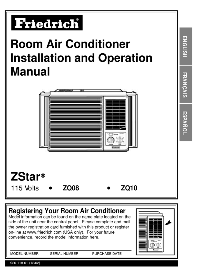 Friedrich ZStar ZQ08 ZQ10 User manual