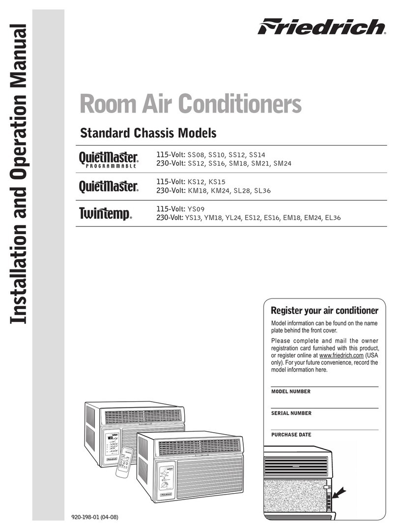 Friedrich Twintemp YS09 User manual