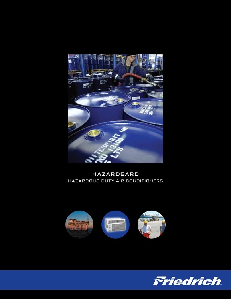 Friedrich Hazardgard SH15L30 Product guide Friedrich Hazardgard SH15L30 Product guide