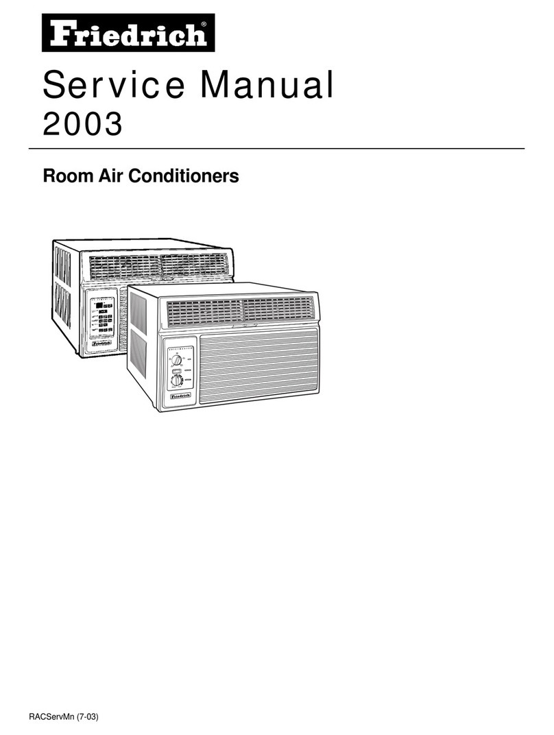 Friedrich racservmn User manual